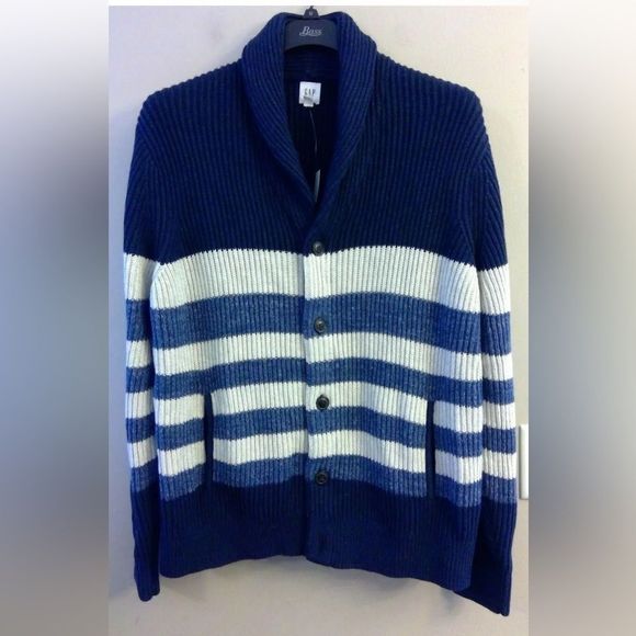 Gap men’s chunky cardigan/sweater - Picture 1 of 3